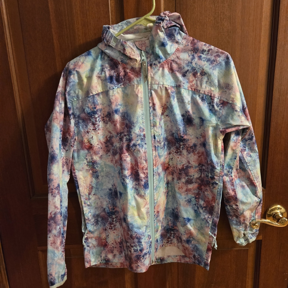 Colorful Tie-Dye Rain Jacket